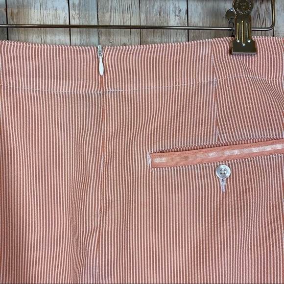 Lady Hagen Striped Back Zip Golf Skirt Size 6 Women - Picture 5 of 10